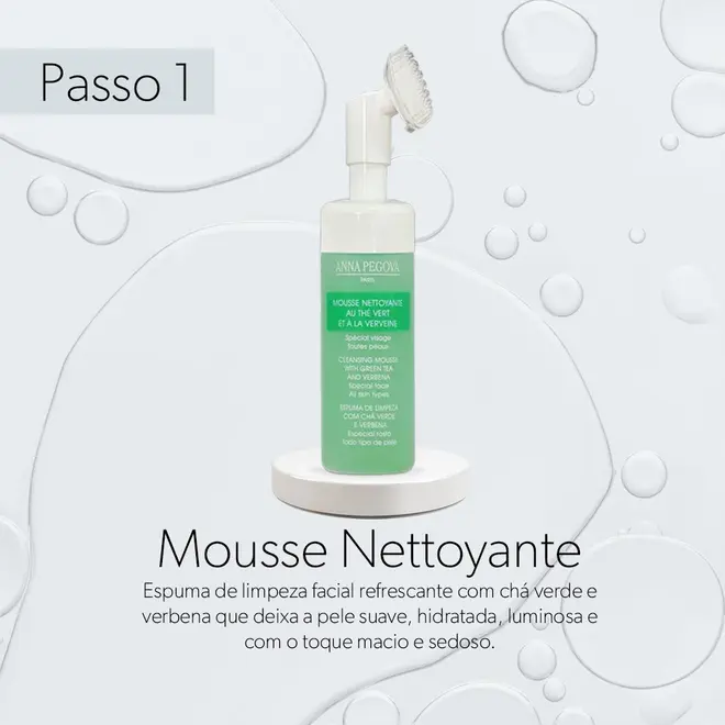 Dupla Super Hidratação Anna Pegova - Creme Mellecente + Mousse