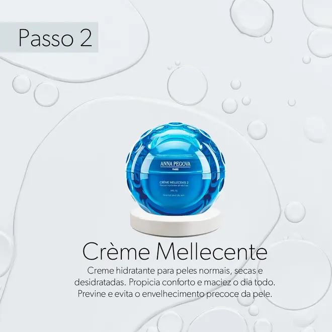 Dupla Super Hidratação Anna Pegova - Creme Mellecente + Mousse